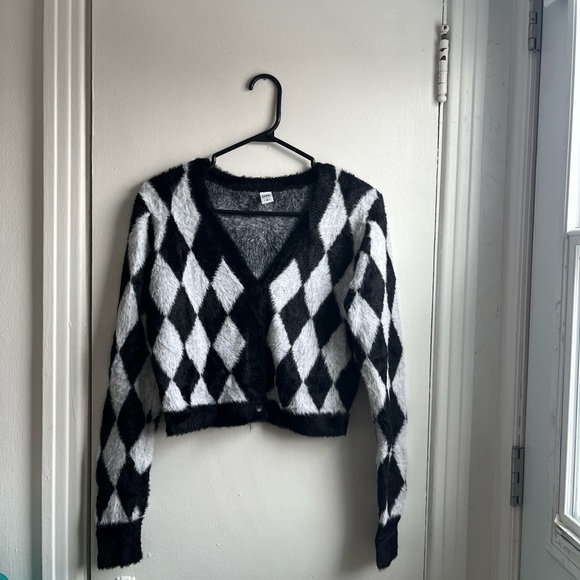 Fuzzy cardigan from Simons - Picture 3 of 4